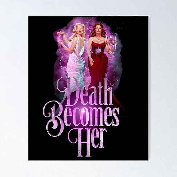 Dark Comedy Musical Theater Stage Production Concept Wall Art Dramatic Decor, Unframed Poster