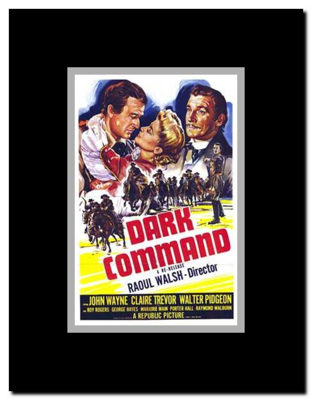 Dark Command Framed Movie Poster