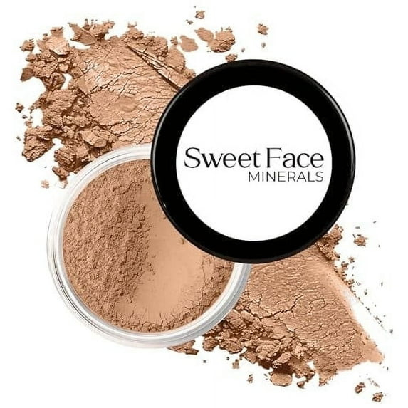 Dark Concealer (20g Sifter Jar) Mineral Makeup Matte Loose Corrector Powder Bare Face Cover Up Hide Blemishes Redness Under Eyes Dark Circles Scars Baked On Full Coverage SPF 20