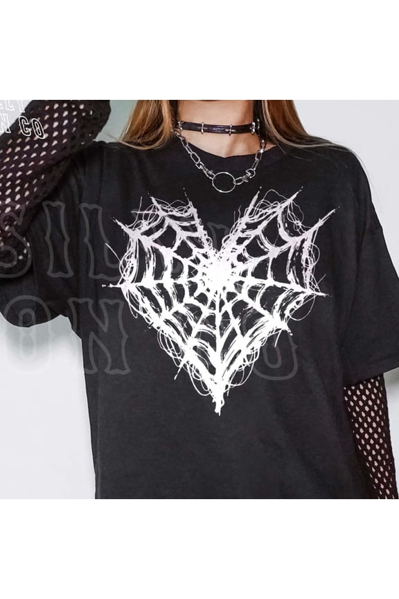 Dark Coquette Shirt Creepy Cute Graphic Tee Emo Fashion Gift For Sarcastic Friend Y2K Spid