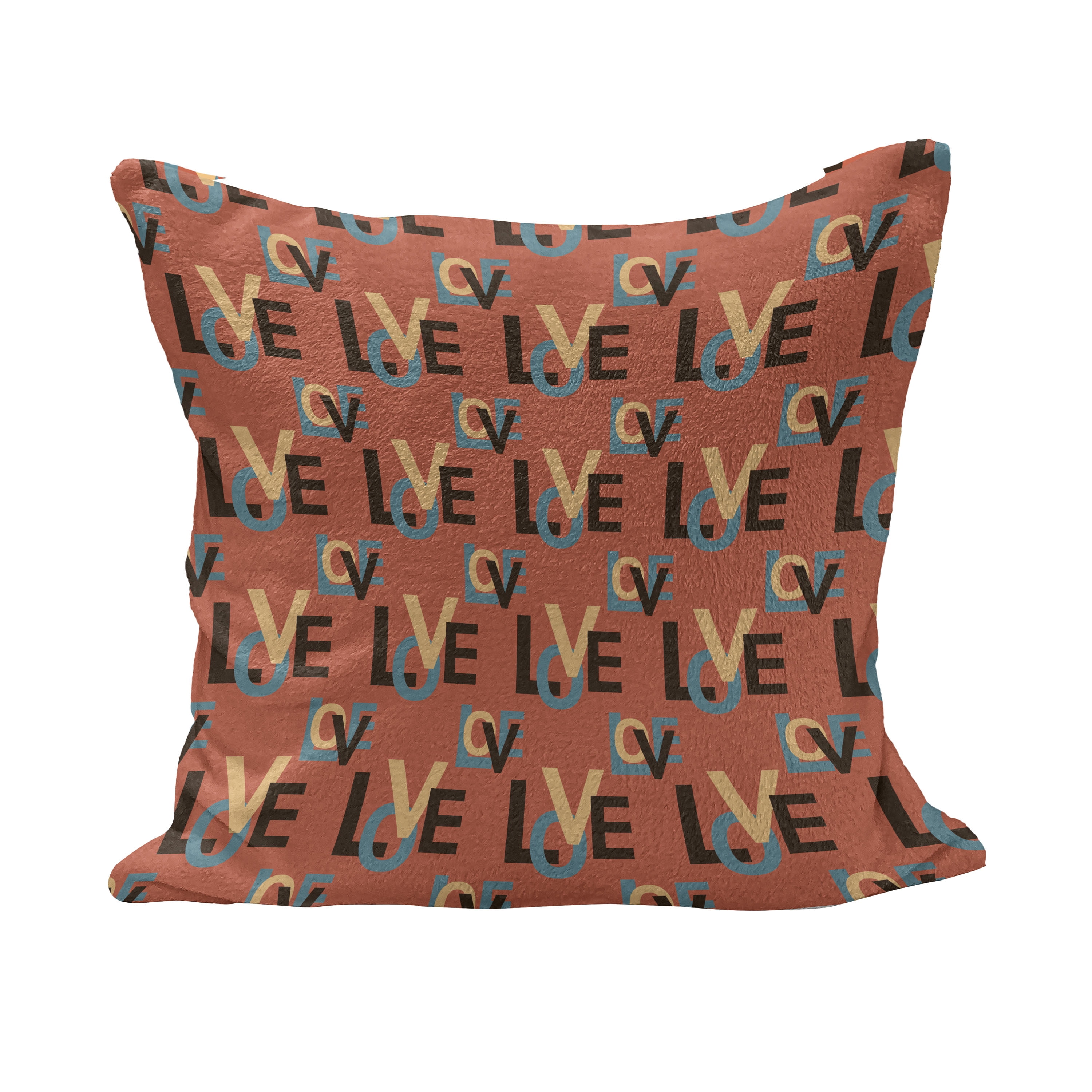 Dark coral throw pillows 2025