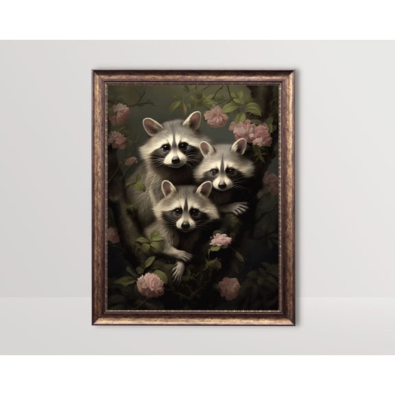 Dark Cottagecore Poster, Botanical Moody Wall Art, Witchy Aesthetic,Witch Room Decor Vintage, Green Academia, 24x36 UNFRAMED