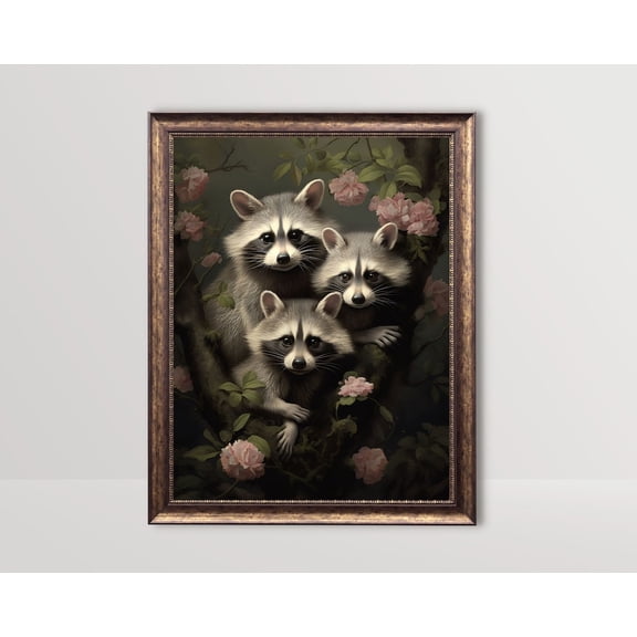 Dark Cottagecore Poster, Botanical Moody Wall Art, Witchy Aesthetic,Witch Room Decor Vintage, Green Academia, 8x12 UNFRAMED