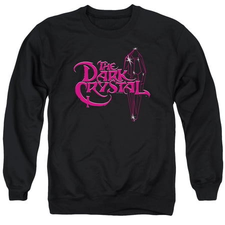 Dark Crystal/Bright Logo Adult Crewneck Sweatshirt Black