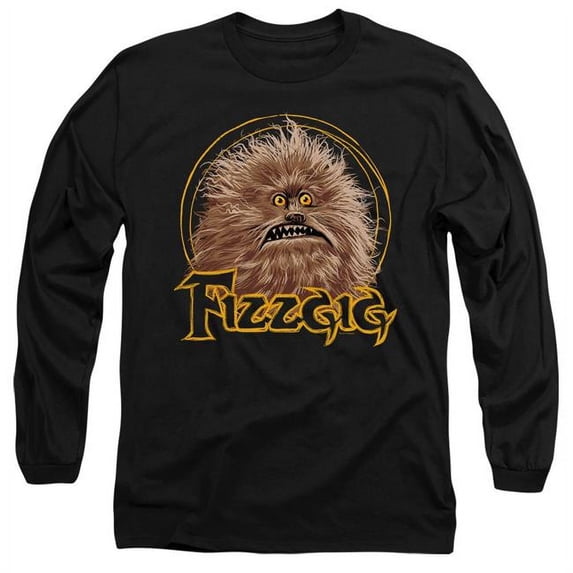 Dark Crystal & Fizzgig Adult Long Sleeve 18 by 1 T-Shirt, Black - 3X
