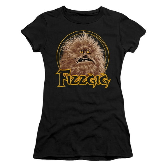 Dark Crystal/Fizzgig S/S Junior Women's T-Shirt Sheer Black