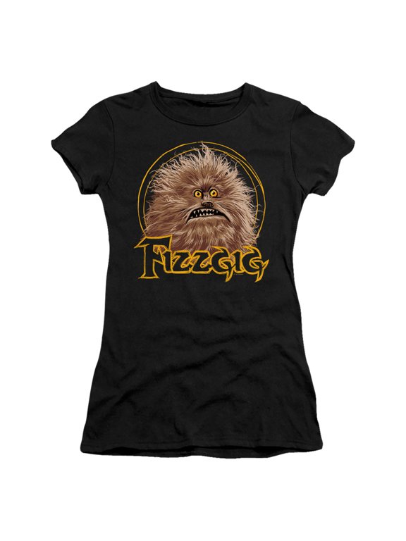 Dark Crystal/Fizzgig S/S Junior Women's T-Shirt Sheer Black