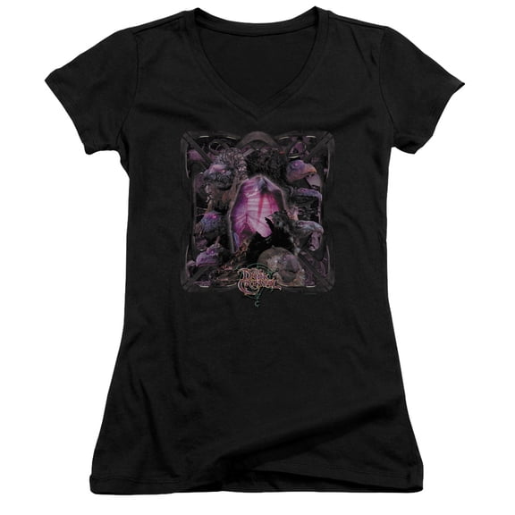 Dark Crystal - Lust For Power - Juniors Cap Sleeve V-Neck Shirt - Small