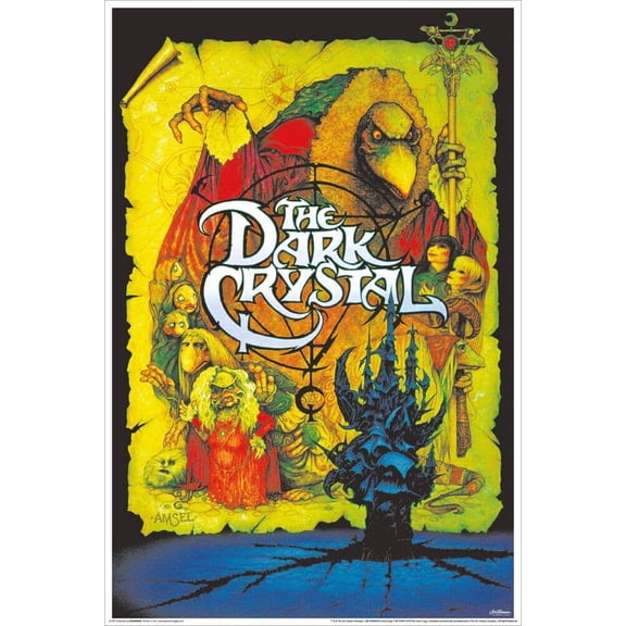 Dark Crystal - Non-Flocked Blacklight Poster 24.5" x 36.5" Laminated