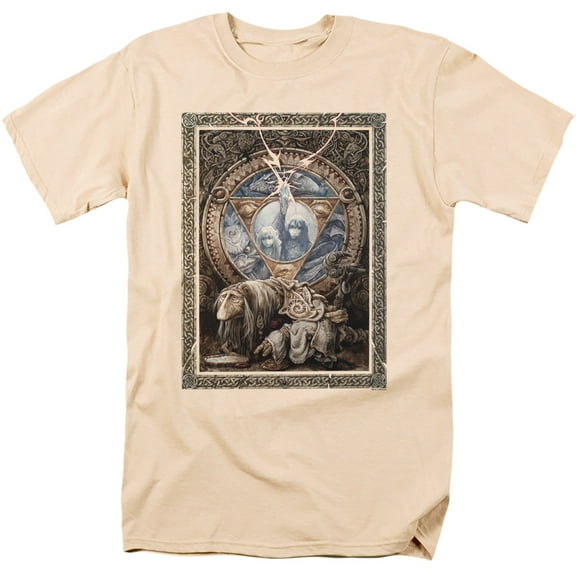 Dark Crystal/Ornate Poster S/S Adult 18/1-Cream