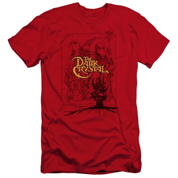Dark Crystal/Poster Lines Premium Canvas Adult Slim Fit 30/1 T-Shirt