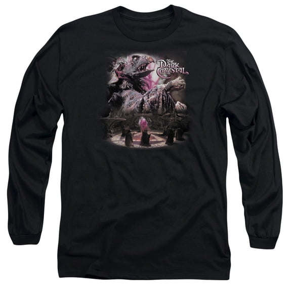 Dark Crystal/Power Mad Long Sleeve Adult 18/1 T-ShirtBlack