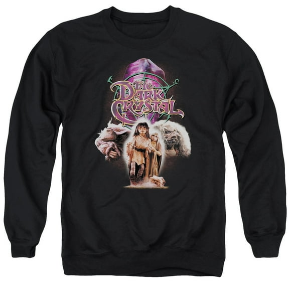 Dark Crystal/The Good Guys Adult Crewneck Sweatshirt Black