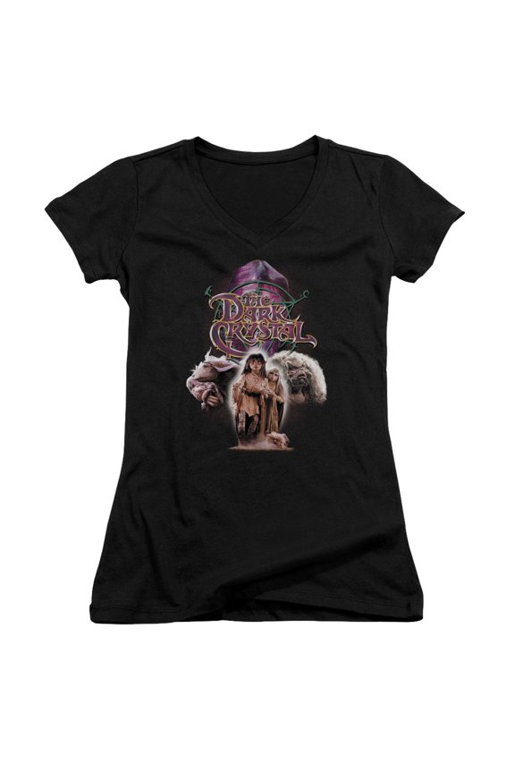 Dark Crystal - The Good Guys - Juniors Cap Sleeve V-Neck Shirt - Small
