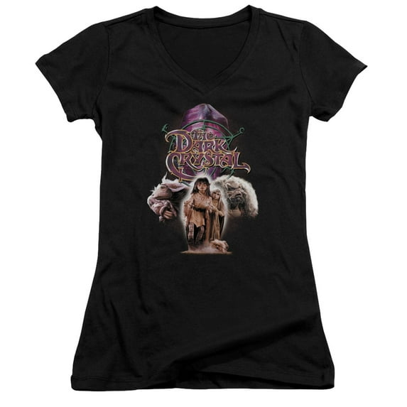 Dark Crystal - The Good Guys - Juniors Cap Sleeve V-Neck Shirt - Small