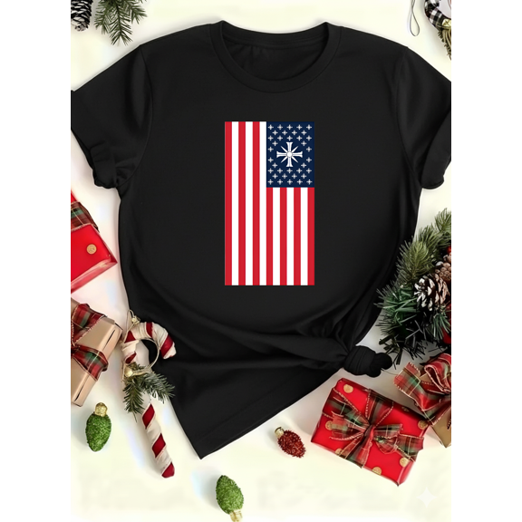 Dark Cult Flag Theme Retro Game Inspired Graphic Unisex T-Shirt V13087 up to size 5XL