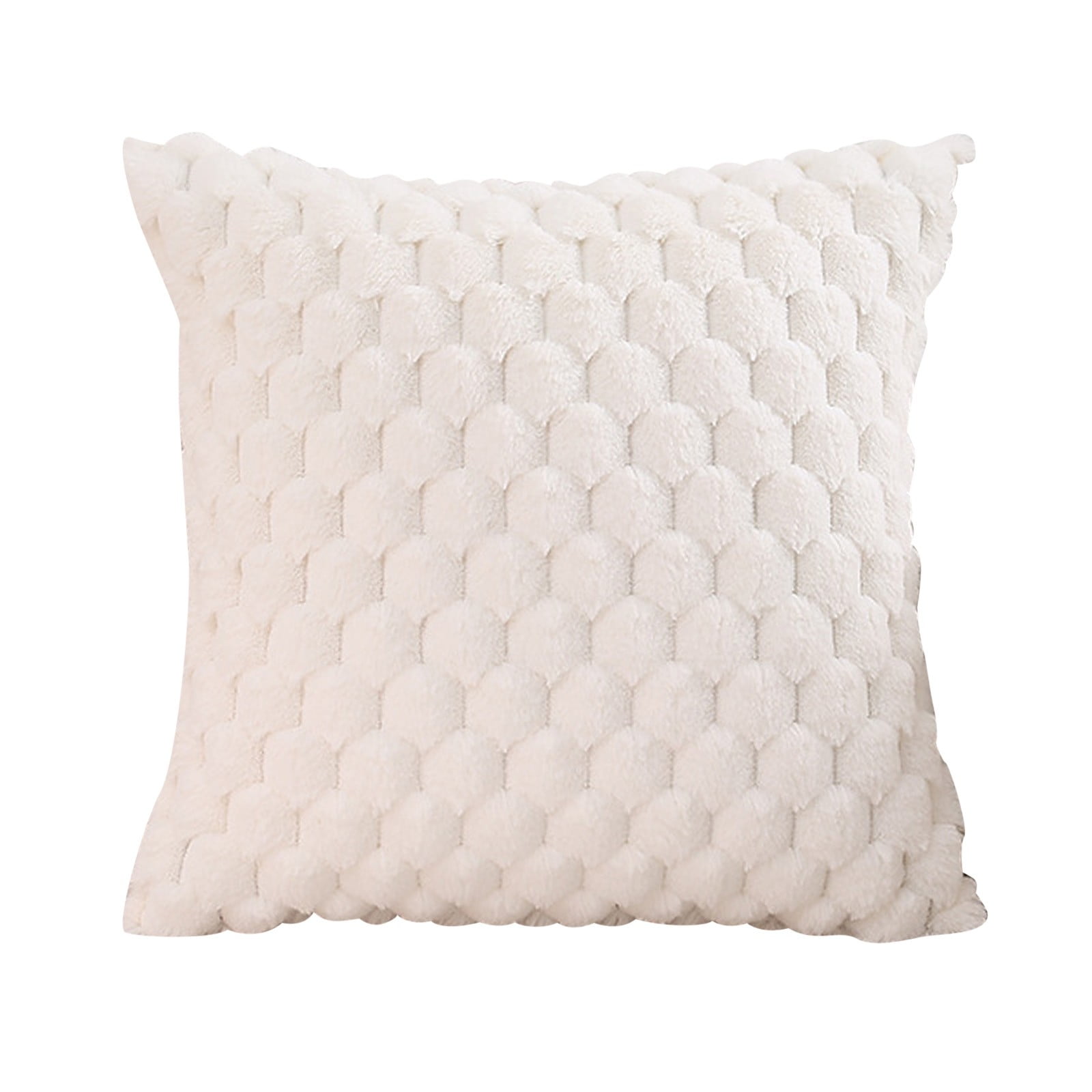 Dark Decorative Pillows Fuzzy Couch Cover Large Throw Pillows 24x24 Oversize Couch Pillows Plain