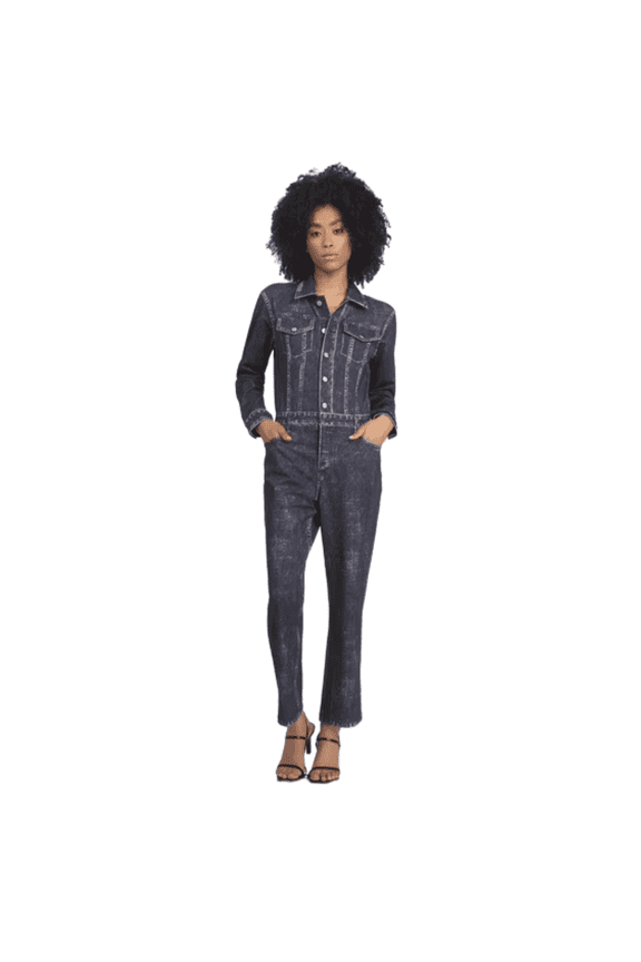 Athleisure Denim Jumpsuit (Women's)