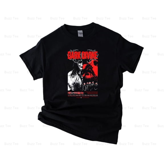Dark Divine Dancing Dead Tour Goth Rock Band Fan Graphic V21688 New Unisex T-Shirt, up to 5XL