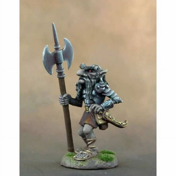 Dark Dwarf Warrior with Axe Miniature Diterlizzi Masterworks Dark Sword Miniatures