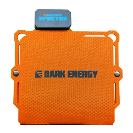 Dark Energy Spectre 8W Ultra-Portable Solar Power Panel with Durable Waterproof Construction and Foldable Design (Orange)