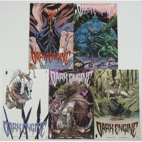 Dark Engine #1-5 VF/NM complete series Fantasy ; Image