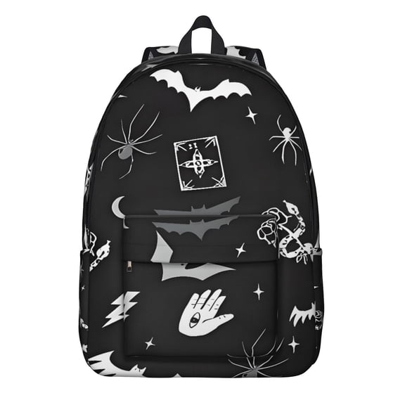 Dark Ethereal Cosmic Design Travel Backpack – Durable Oxford Material Backpack with Large Capacity and Anti-theft Multifunctional Features for Students, Travelers, and Women