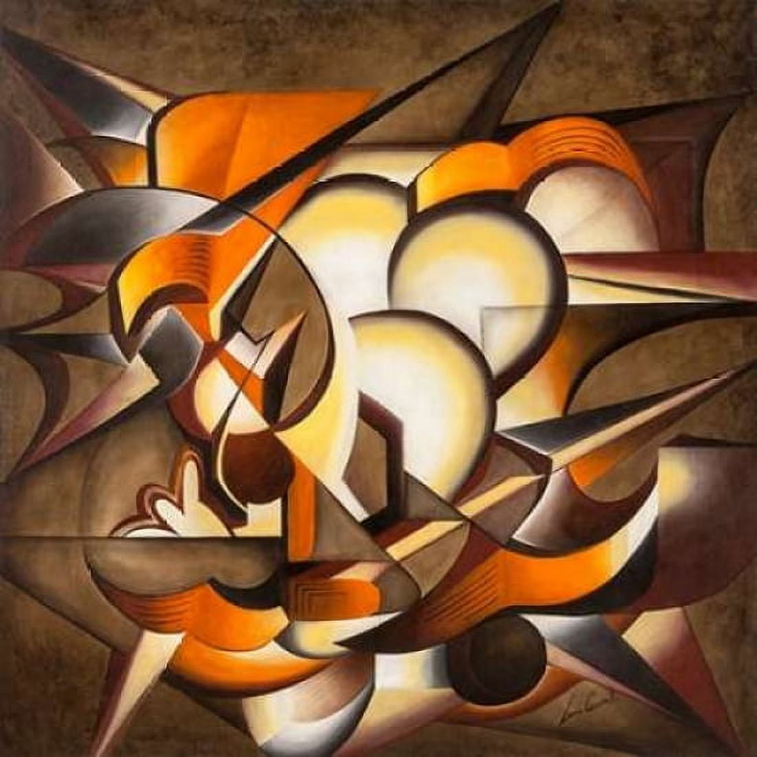 Dark Explosion Canvas Art - Laura Ceccarelli (24 x 24)