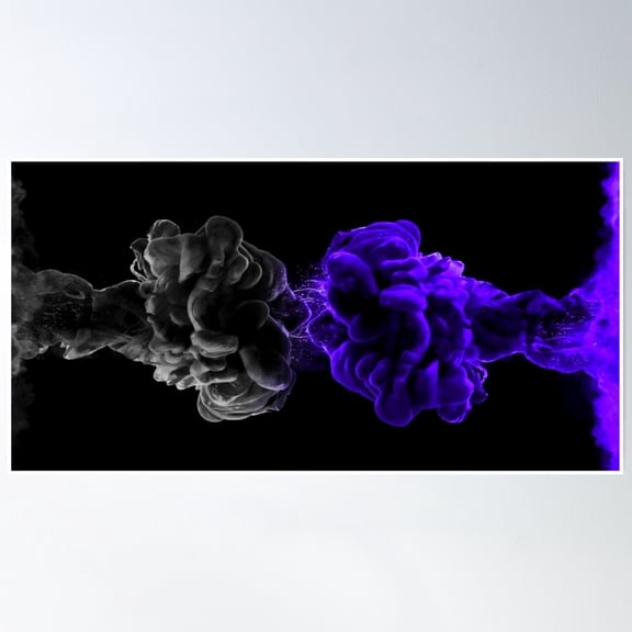 Dark Explosion Poster Wall Art, Modern Wall Decor, 8x12 UNFRAMED