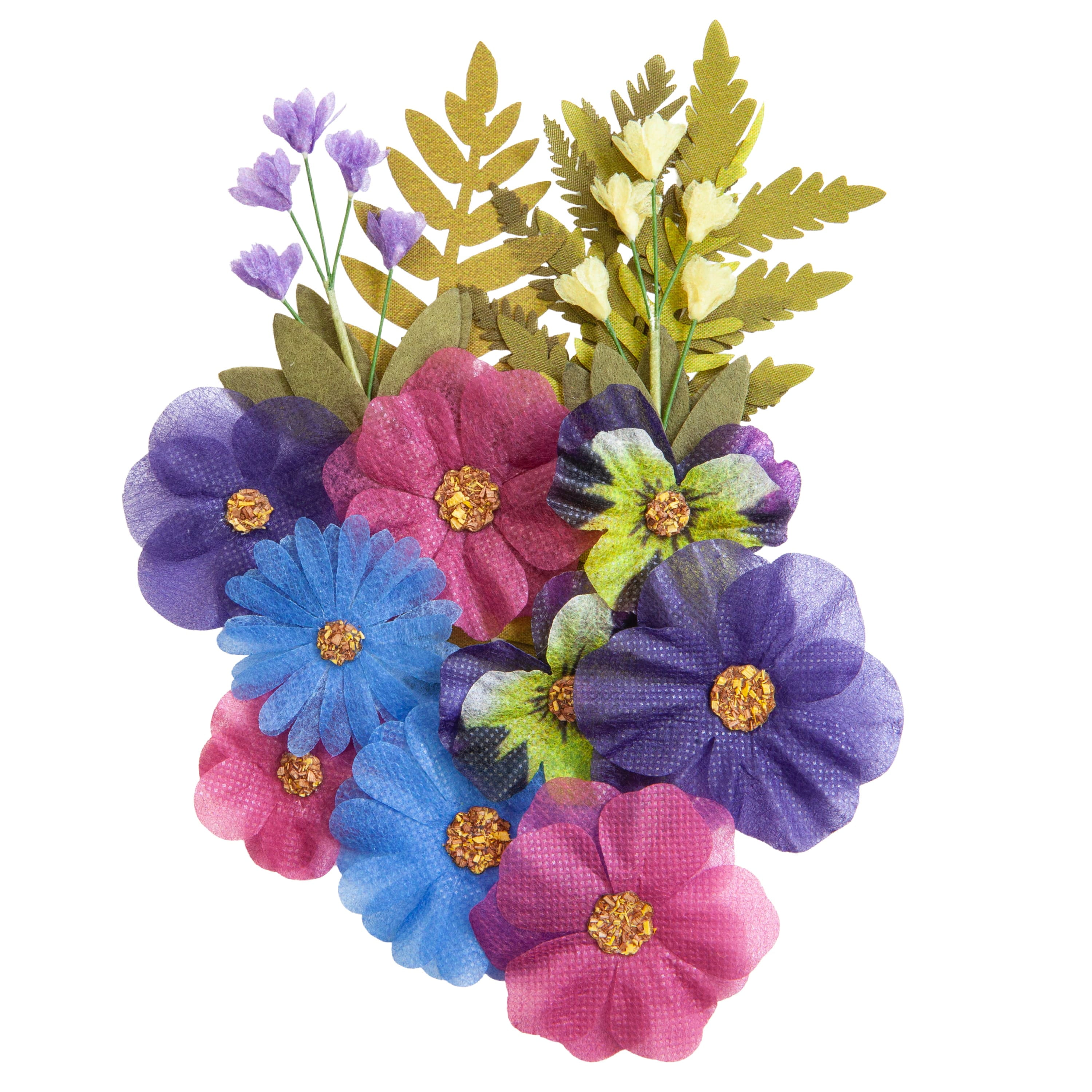 150pcs Felt Flowers Fabric Flower Embellishments For DIY Crafts