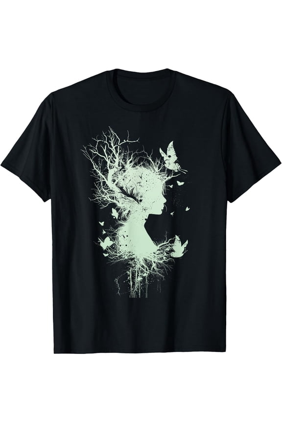 Dark Fairycore Mythpunk Pixie Grunge Aesthetic T Shirt Size S-5XL
