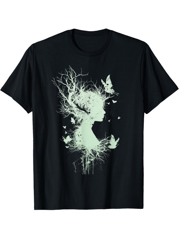 Dark Fairycore Mythpunk Pixie Grunge Aesthetic T Shirt Size S-5XL