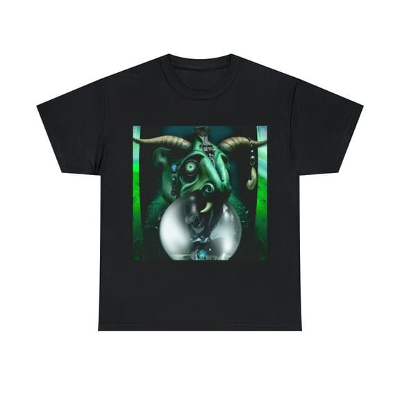 Dark Fantasy Art T Shirt Abstract Monster Metal Band Tee Tour Halloween Scary