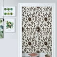 thumbnail image 1 of Dark Floral Seamless Pattern Door Curtain Nordic Living Room DoorCurtain Porch Partition Curtain Kitchen Rative Half Curtain, 1 of 4