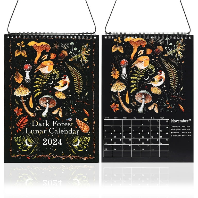 Dark Forest Lunar Calendar 2025 Schedule Printable