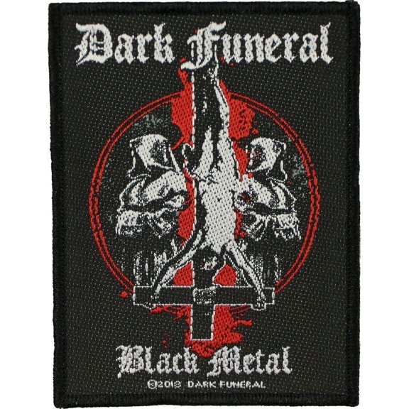 Men's Dark Funeral Black Metal Woven Patch