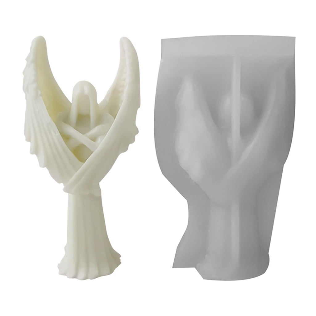 Halloween Goddess Candle Mold for Making Candle Soap Plasters Resin Casting Silicone Mold Non-stick Easy to De-mold