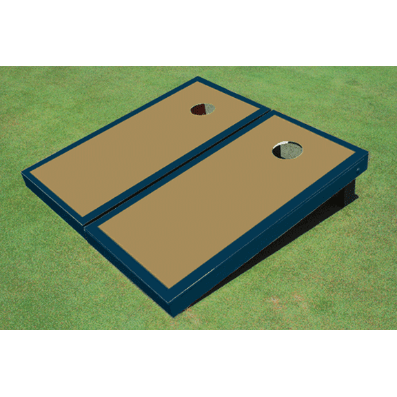 Dark Gold And Navy Matching Border Set