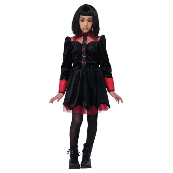 Dark Gothic Vampire Child Costume