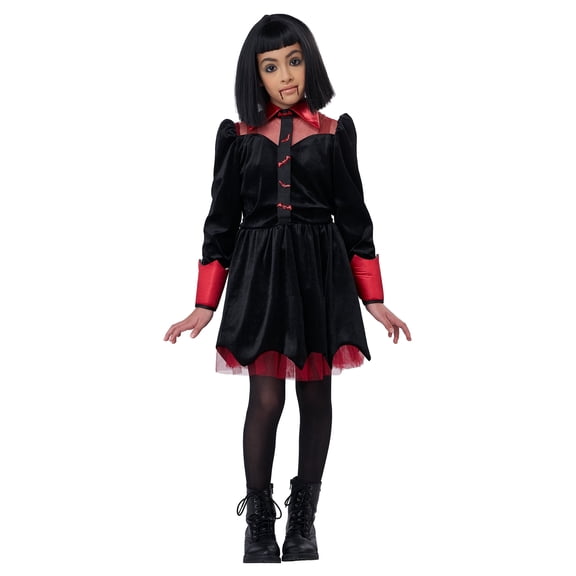 Dark Gothic Vampire Child Costume