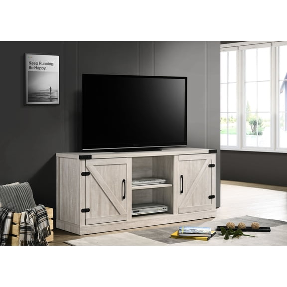 Dark Gray, 2 Cabinets & 2 Shelves - Suitable for 63-inch TVs, Cable Management - Home Theater - Well-organized Setup