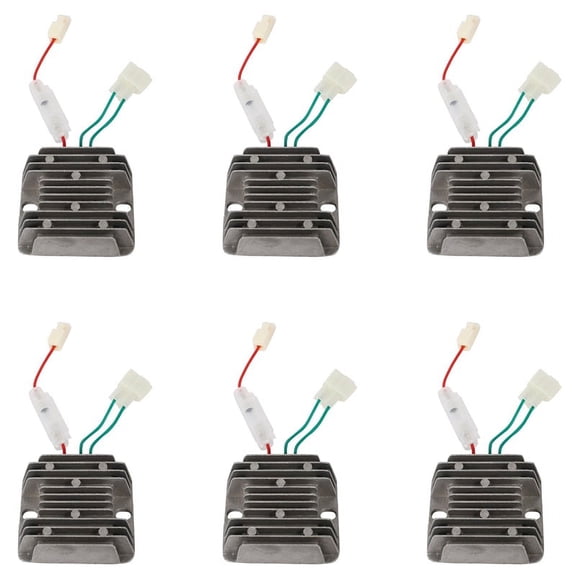 Dark Gray-6X Generator Motor Voltage Regulator AVR, Rectifier for Kipor Kama KDE6500 KDE6700T