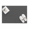 Dark Gray Area Rug 2'x3', Solid Color Mat Non-Slip Silicone Backing ...