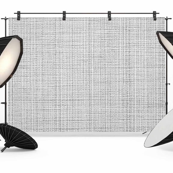 Dark Gray Backdrops for Photography, Linen Texture Modern Abstract Country Minimalist Fabric Photo Background Sturdy Studio Props for Photo Studio, Video Recording, Booth & Photoshoot 7X5ft