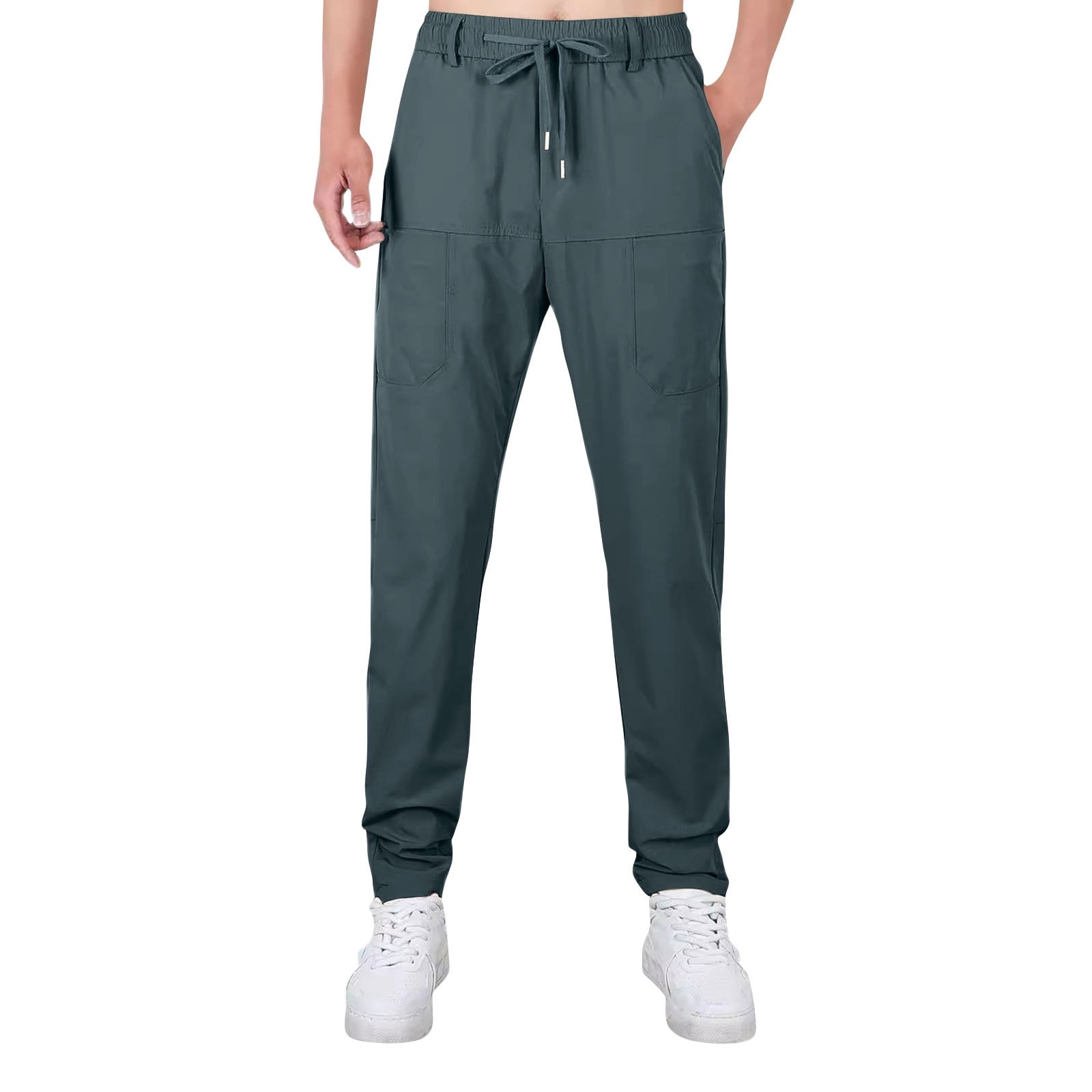 Elastic Waist Tapered Sweatpant