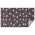 thumbnail image 1 of Dark Gray Christmas Gnome Pattern Rectangle Tablecloth 60"x102",Waterproof Polyester Rectangle Table Cloth, Wipeable Spillproof Polyester Tablecloth for Dining, Camping, Indoor and Outdoor, 1 of 6