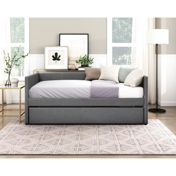 Dark Gray Color Scheme - Trundle for Extra Sleep - Primary Area - Adaptable Design