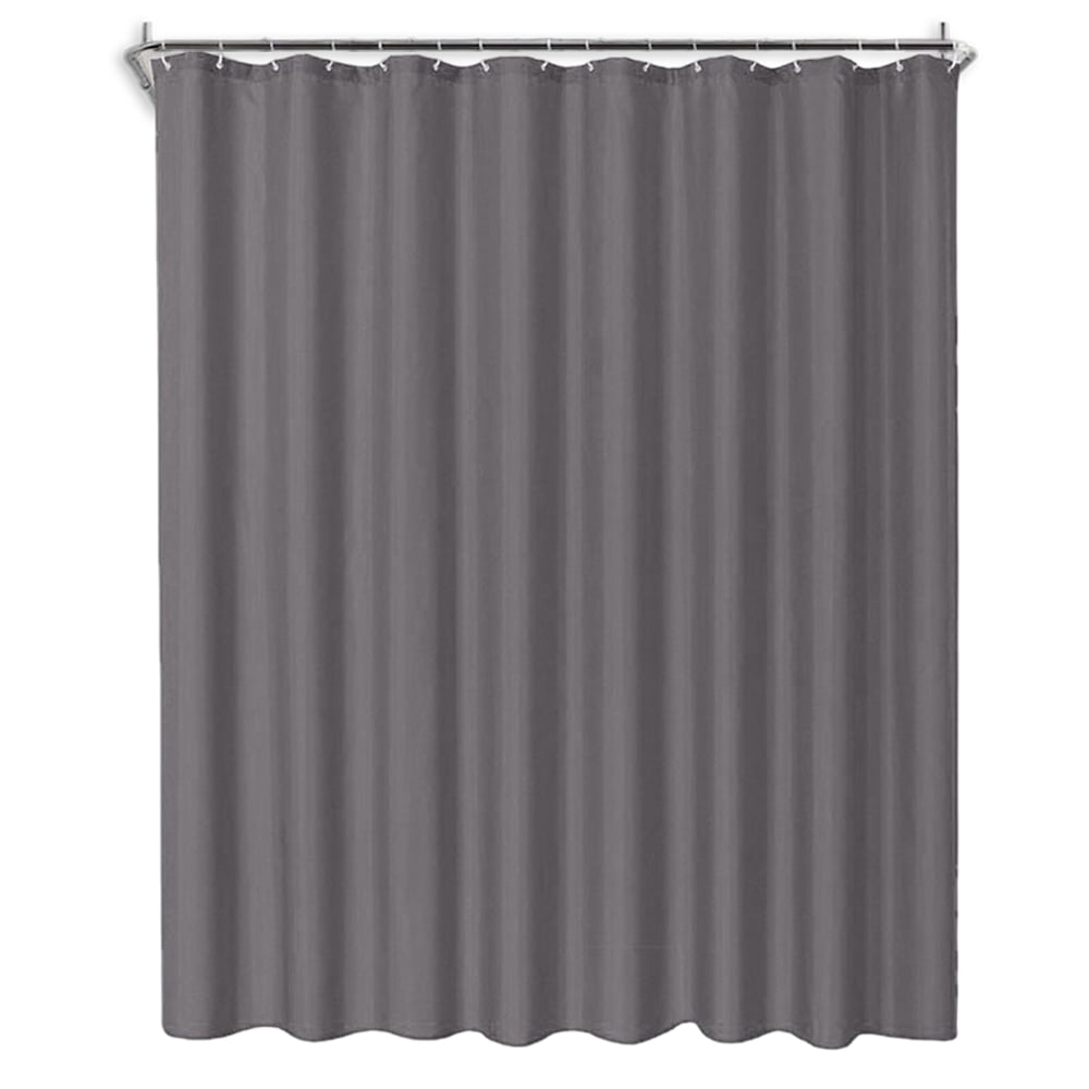 Dark Gray Fabric Shower Curtain Liner, 72"x72", Waterproof Cloth Shower ...