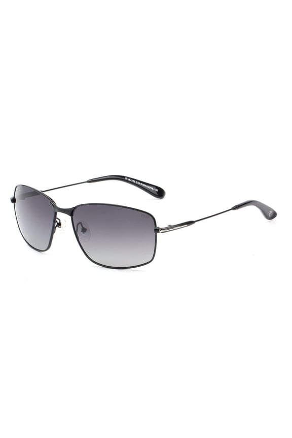 Dark Gray Gradient Lens Aviator Frame Sunglasses - UV Protection Minimalist Daily Eyewear