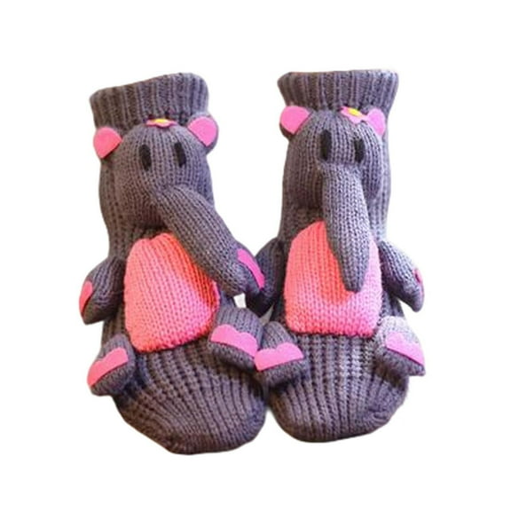 Dark Gray Holiday Style Floor Socks With Plush Fleece And Gripper Bottom For Warmth And Safety